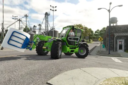 Потужний Телескопічний Навантажувач Merlo MF44.9CS-170-CVTRONIC (Farmer Pro-Version) для Реалістичної Роботи