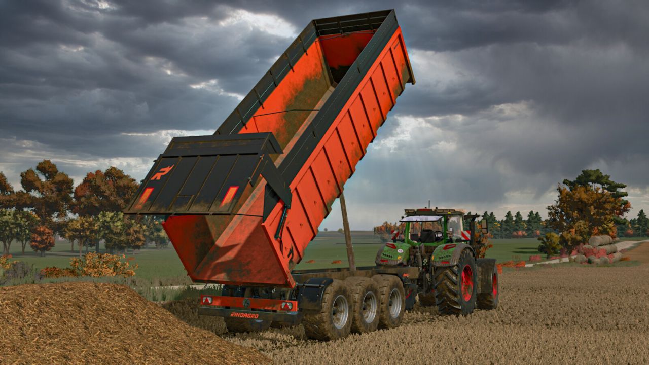 Ефективний Пак Самоскидних Причепів Rinoagro Tipping Trailer Pack для Farming Simulator 25
