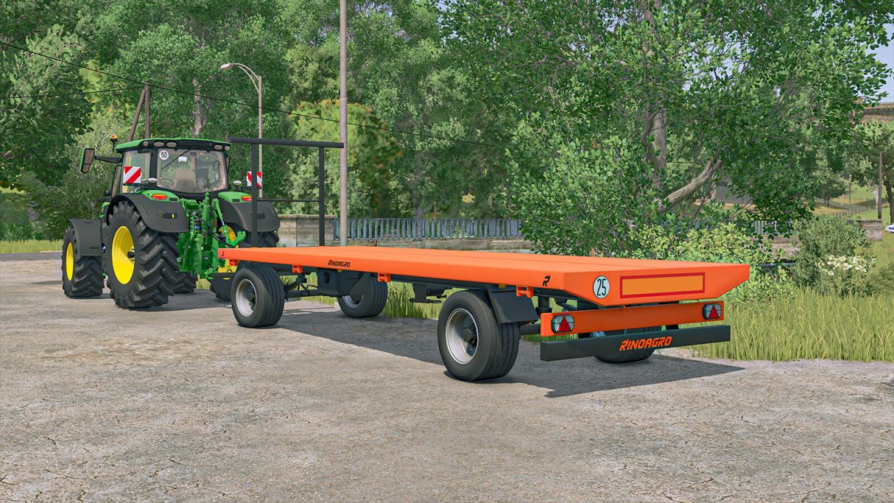 Ефективний Пак Платформ Rinoagro Platforms Pack (PL80/PL100) для Перевезень у FS25 - Скріншоти