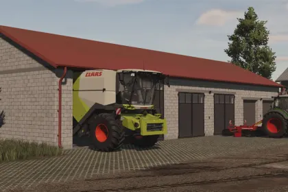 Efficient Machine Storage — Modern Shed for Equipment in FS25 — 1