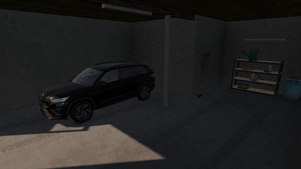 Ефективний Machine Storage — Сучасний Навіс для Зберігання Техніки у FS25 - Скріншоти