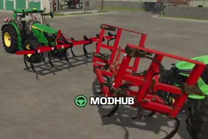 Культиватор Lizard 6m для FS25 — 2