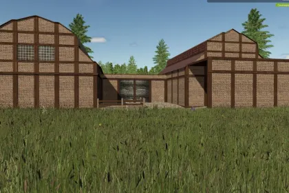 Мод на М'ясник у стилі фахверк для Farming Simulator 25