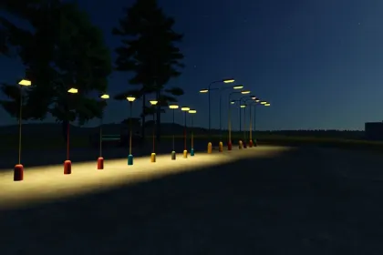 Authentisches CSSR Lampenpack (1960–1990) für atmosphärische osteuropäische Dörfer — 2