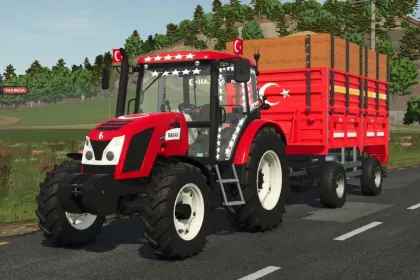 Потужний Трактор BASAK 2110s для Farming Simulator 25 з Фронтальним Навантажувачем — 1
