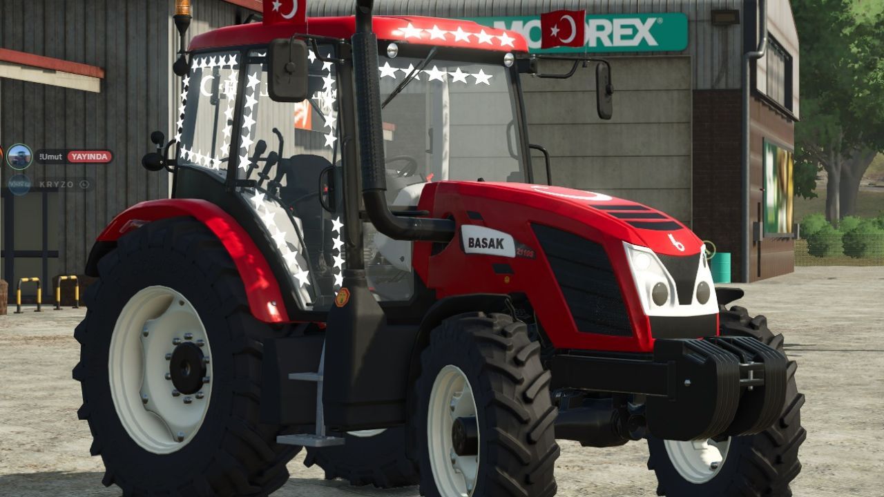 Потужний Трактор BASAK 2110s для Farming Simulator 25 з Фронтальним Навантажувачем - Скріншоти