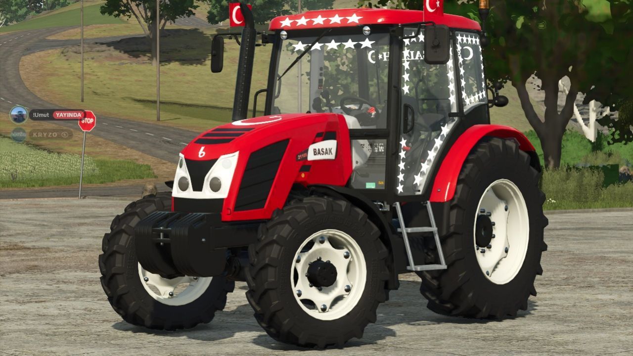 Потужний Трактор BASAK 2110s для Farming Simulator 25 з Фронтальним Навантажувачем - Скріншоти