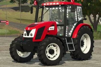 Потужний Трактор BASAK 2110s для Farming Simulator 25 з Фронтальним Навантажувачем — 4