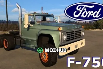 Вантажівка Ford F-750 1.61 для ATS