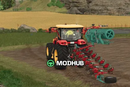 Плуг Kverneland Ecomat Rust Edition v1.5 для FS25