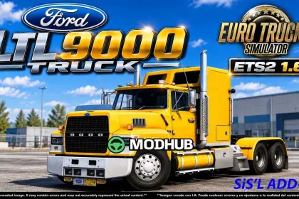 Вантажівка Ford LTL 9000 SiS'L Megapack Add-on v4.0 для ETS2