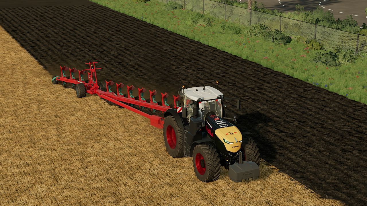 Трактор Fendt 1000 Vario Red Bull для Farming Simulator 22