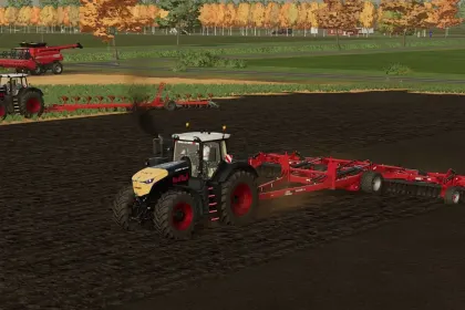 Трактор Fendt 1000 Vario Red Bull для Farming Simulator 22 — 6