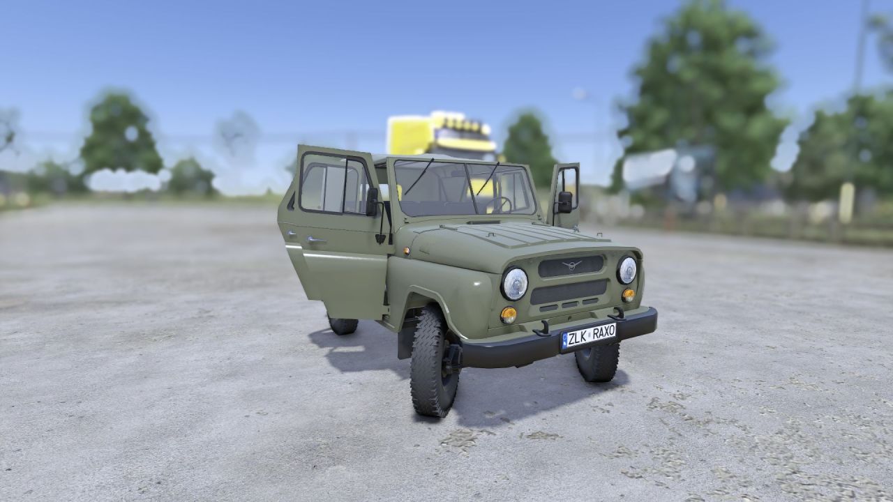 Легендарний Позашляховик UAZ 469 4x4 для Farming Simulator 25 - Скріншоти