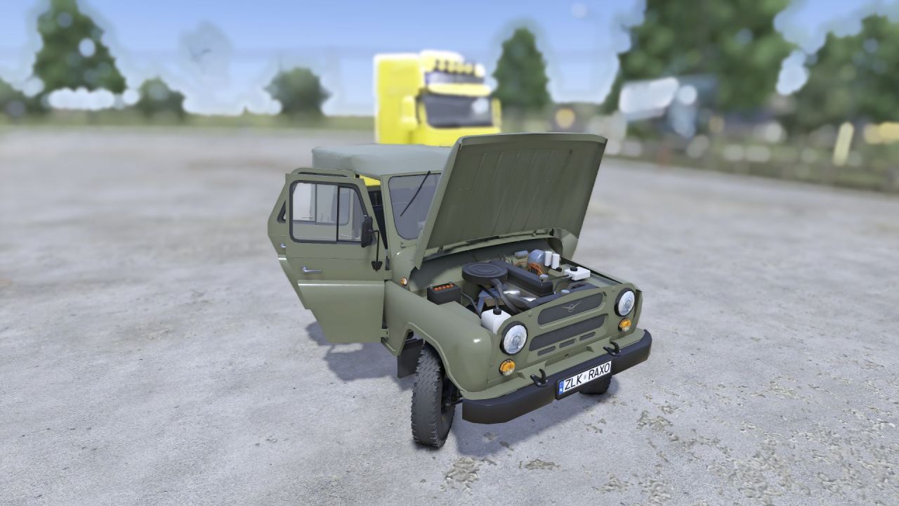 Легендарний Позашляховик UAZ 469 4x4 для Farming Simulator 25 - Скріншоти