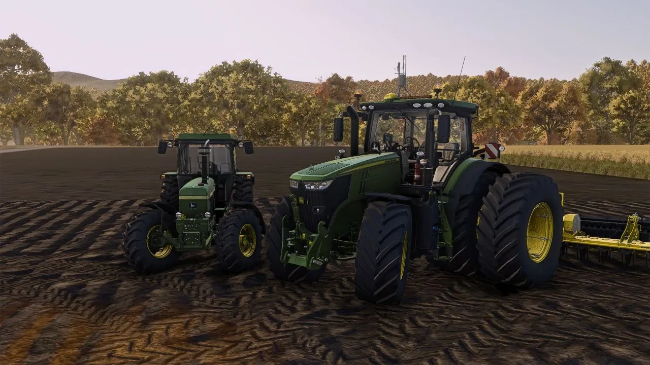 Потужний Трактор John Deere 7R Edit 2014 — Яскравий LED Тюнінг для FS25