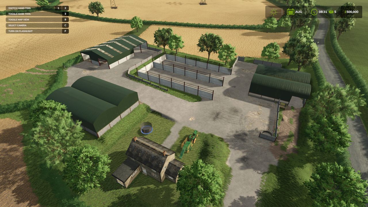 Atmosphärische Karte Old Oak Park 2x für Farming Simulator 25 — Nordirland - Screenshots