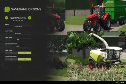 Атмосферна Карта Old Oak Park 2x для Farming Simulator 25 — Північна Ірландія