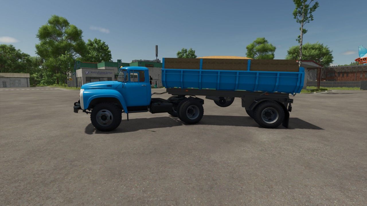 Легендарна Вантажівка ZIL-130 V1 + Причіп PS-1305 для Farming Simulator 25