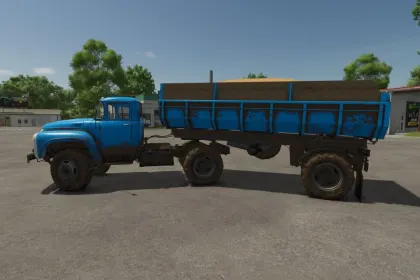 Legendärer Lkw ZIL-130 V1 + Anhänger PS-1305 für Farming Simulator 25 — 2