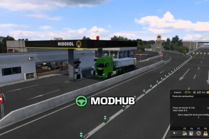 Мод цін на дизель FUELO.EU 01.10.2026 1.40 1.61 для ETS2