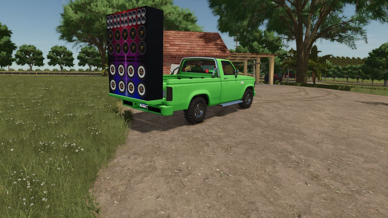 Efektowny Samochód Lizard D-20 PAREDÃO z Potężnym Dźwiękiem do Farming Simulator 25