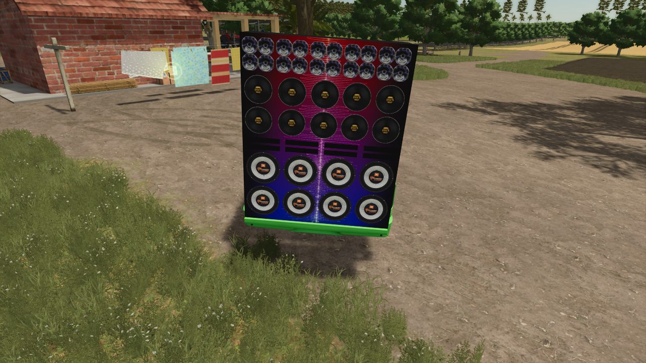 Impressive Car Lizard D-20 PAREDÃO with Powerful Sound for Farming Simulator 25