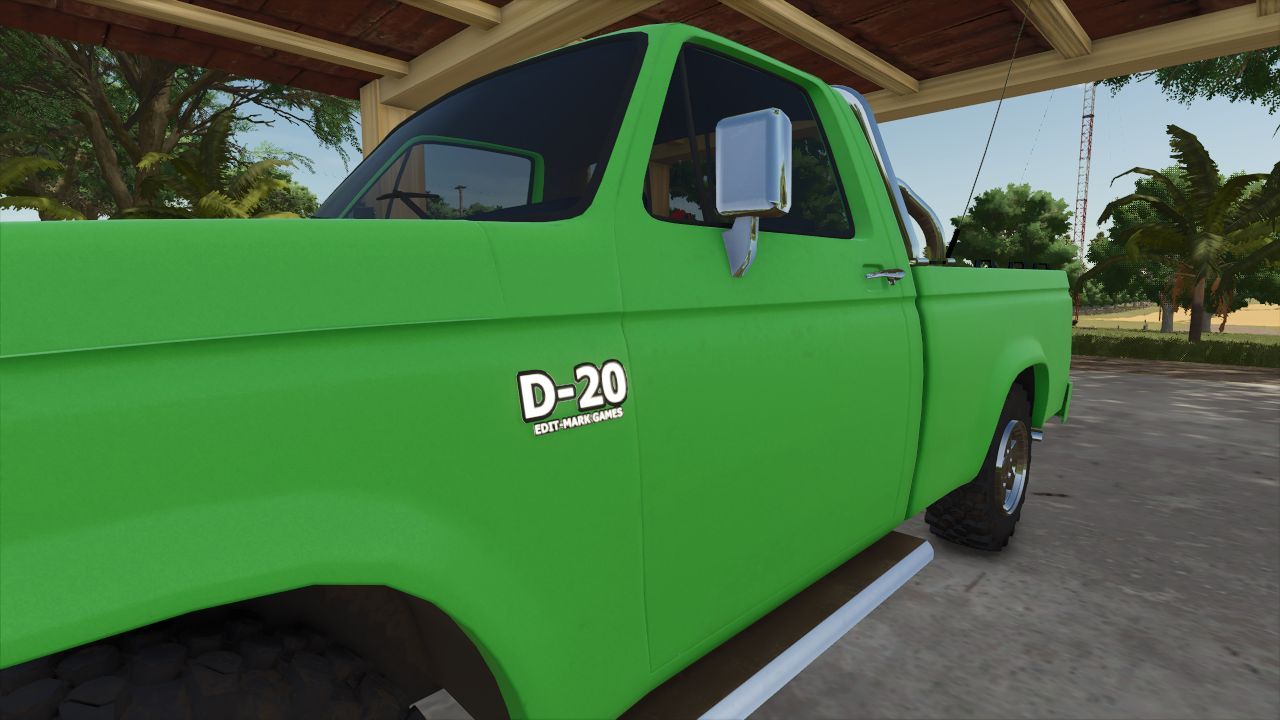 Impressive Car Lizard D-20 PAREDÃO with Powerful Sound for Farming Simulator 25