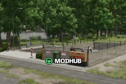 Будівля DF Industries Drive-Through Slurry Tank M45 для FS25