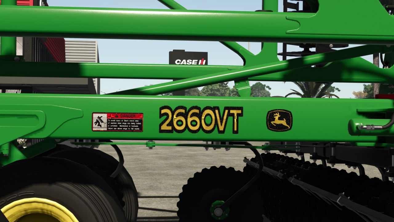 Культиватор John Deere 2660VT для Farming Simulator 25