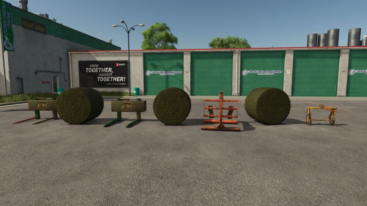 Efficient Round Bale Handlers (McHale 691, Ritchie, Stronga SBS100) — New Bale Grabs in FS25