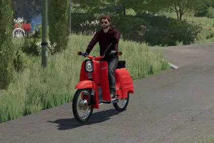 Мопед Simson KR51 Schwalbe для Farming Simulator 22