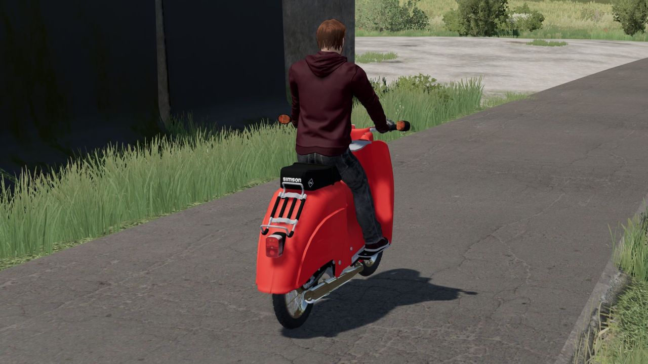 Мопед Simson KR51 Schwalbe для Farming Simulator 22