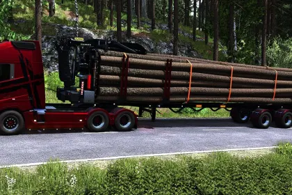 Ефективний Wood Trailer Pack: 3 Причепи для Перевезення Лісу у Farming Simulator 25 — 3