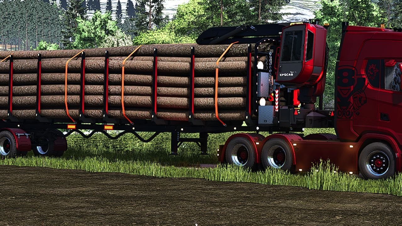 Ефективний Wood Trailer Pack: 3 Причепи для Перевезення Лісу у Farming Simulator 25