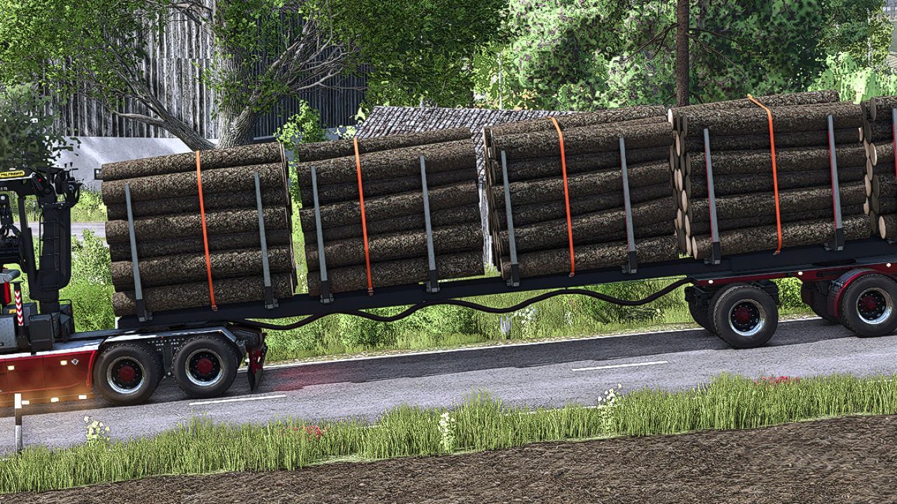 Ефективний Wood Trailer Pack: 3 Причепи для Перевезення Лісу у Farming Simulator 25