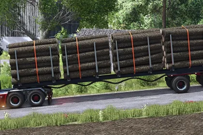 Ефективний Wood Trailer Pack: 3 Причепи для Перевезення Лісу у Farming Simulator 25 — 5