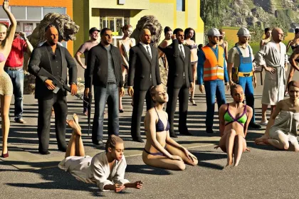 Wesoły Roleplay Pak Miejscowe Postacie — 48 Postaci i Dekoracje do Farming Simulator 25 — 4