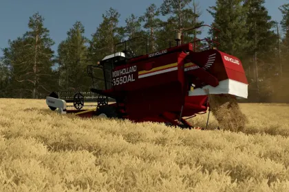 Комбайн New Holland 3550AL для Farming Simulator 25