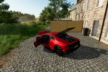 Автомобіль Lamborghini Huracan EVO для Farming Simulator 25 — 3