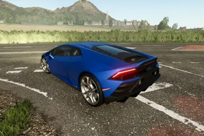 Автомобіль Lamborghini Huracan EVO для Farming Simulator 25 — 6