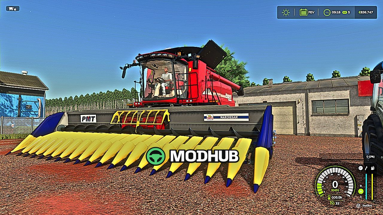 Причіп-платформа Tatu Marchesan PMT 19×45 для FS25