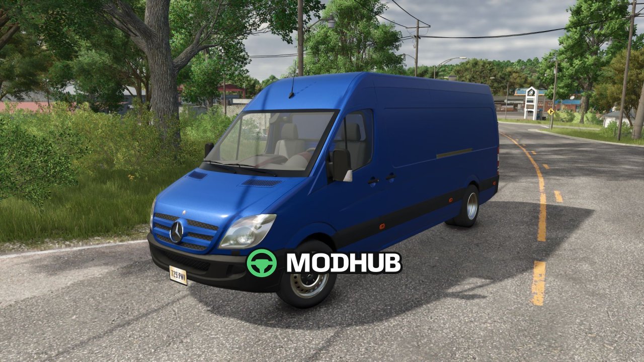 Мікроавтобус Mercedes-Benz Sprinter V1.2 для FS25