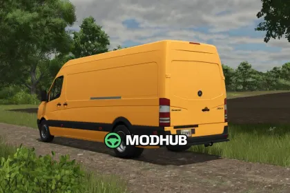 Мікроавтобус Mercedes-Benz Sprinter V1.2 для FS25 — 3