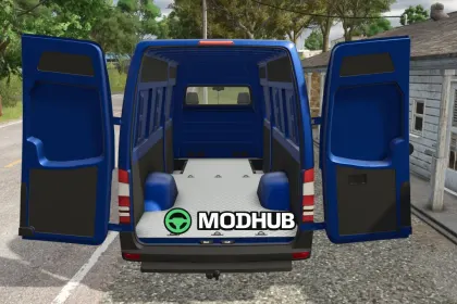 Мікроавтобус Mercedes-Benz Sprinter V1.2 для FS25 — 4