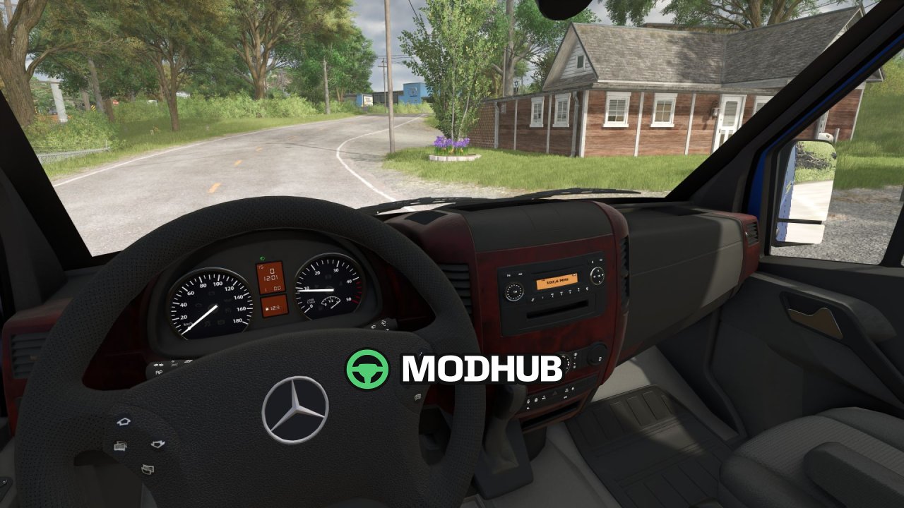 Мікроавтобус Mercedes-Benz Sprinter V1.2 для FS25