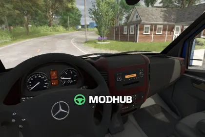 Мікроавтобус Mercedes-Benz Sprinter V1.2 для FS25 — 5