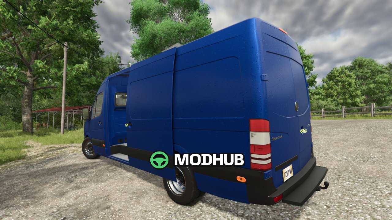 Мікроавтобус Mercedes-Benz Sprinter V1.2 для FS25