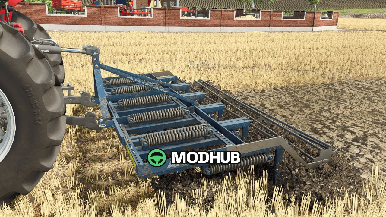Культиватор Seval Cakır Aydın V1.0 для FS25