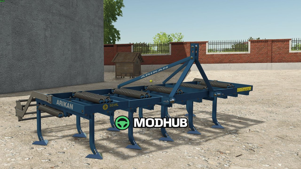 Культиватор Seval Cakır Aydın V1.0 для FS25